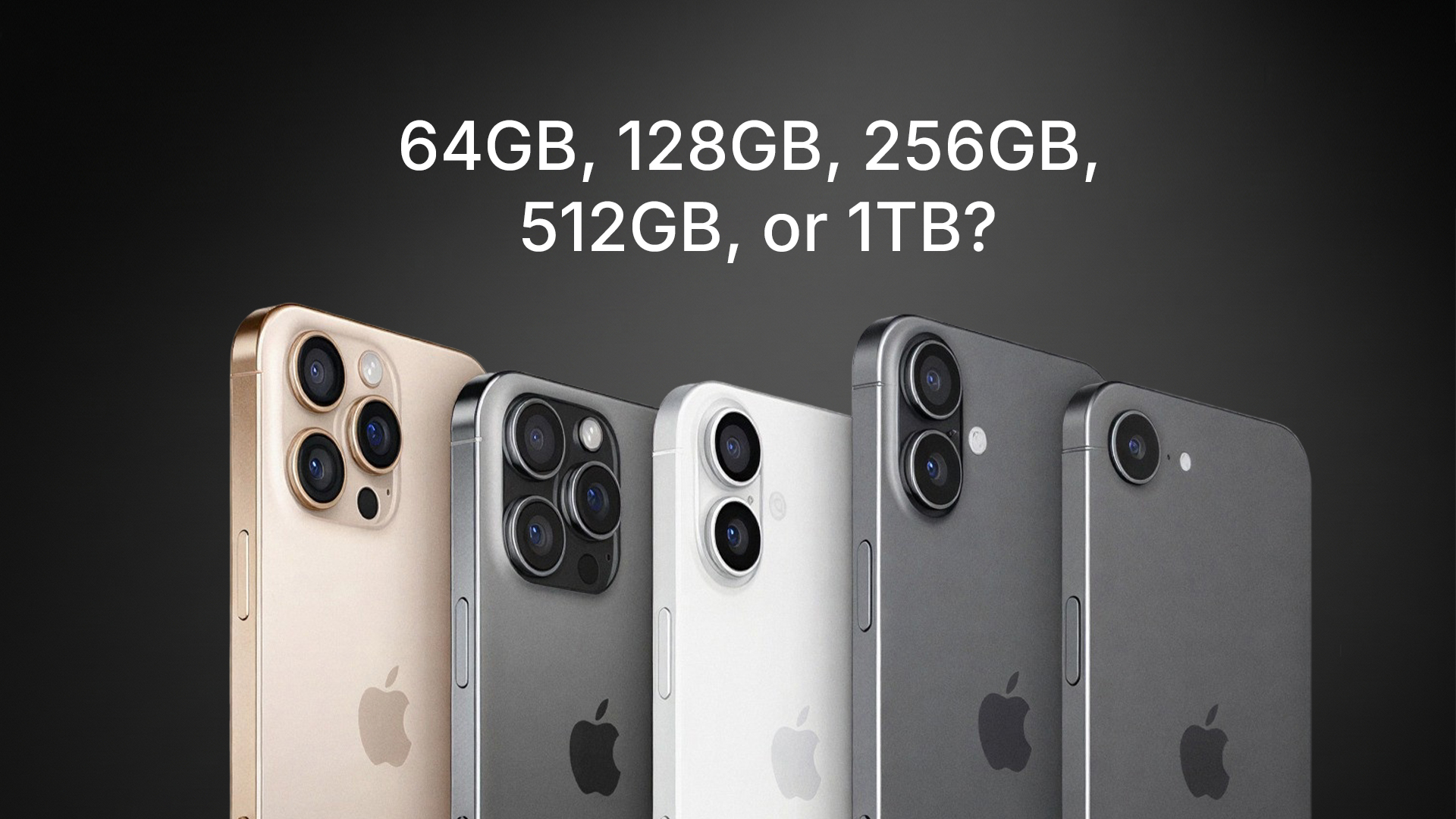 Read more about the article Which Storage Size Sells Fastest: 64GB, 128GB, 256GB, 512GB, or 1TB?